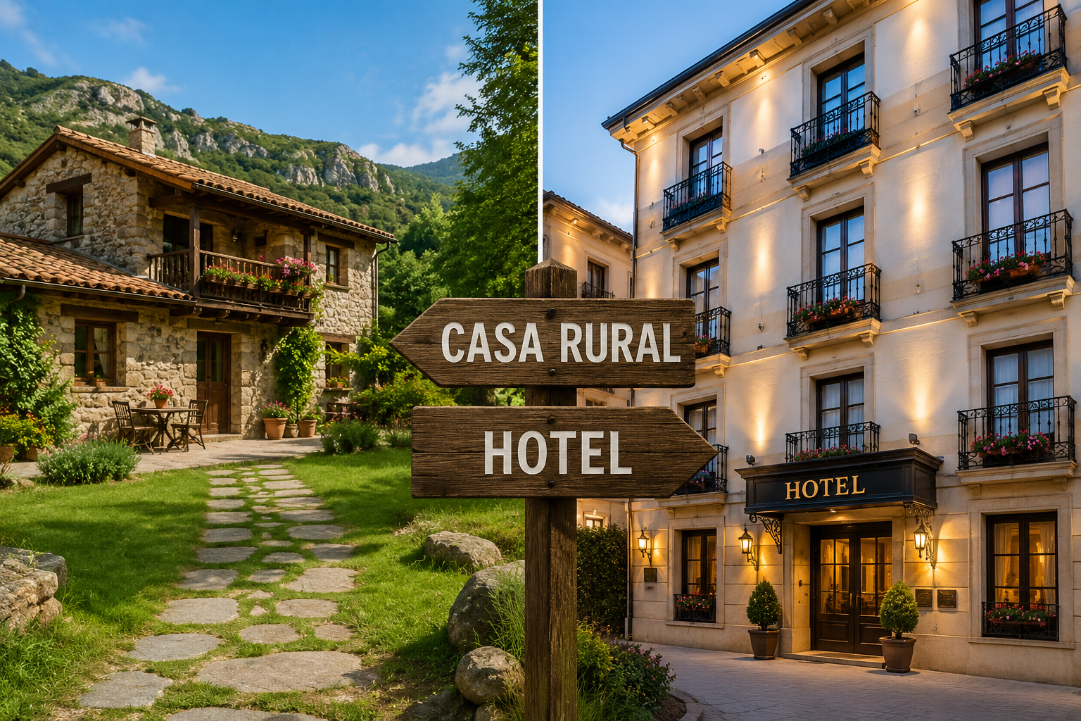 Casa rural, hotel