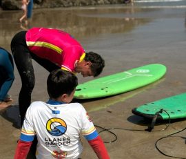 Surf lessons Llanes Garden Surf lessons Llanes Garden