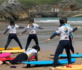 Surf lessons Llanes Garden Surf lessons Llanes Garden